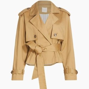 Favorite Daughter, The Cropped Charles Trenchcoat -  XXS